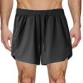 thumbnail image 1 of Pantanos cortos de entrenamiento para hombres ropa deportiva con bucle de toalla livianos para correr con bolsillos con cremallera para fitness Beach L, 1 of 8