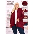 thumbnail image 7 of Women's Plus Size Comfortable Chic Cardigan, 7 of 7