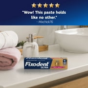 (3 pack) Fixodent Ultra Max Hold Secure Denture Adhesive Cream, 2.2 oz