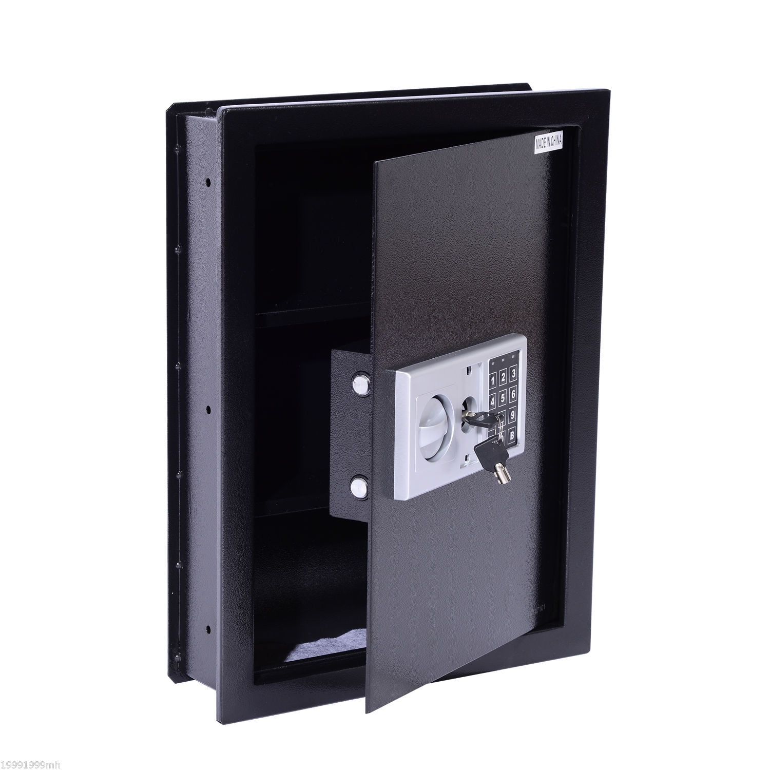 Steel Wall Mount Digital Safe Box with Theft Lock Home Hotel Office