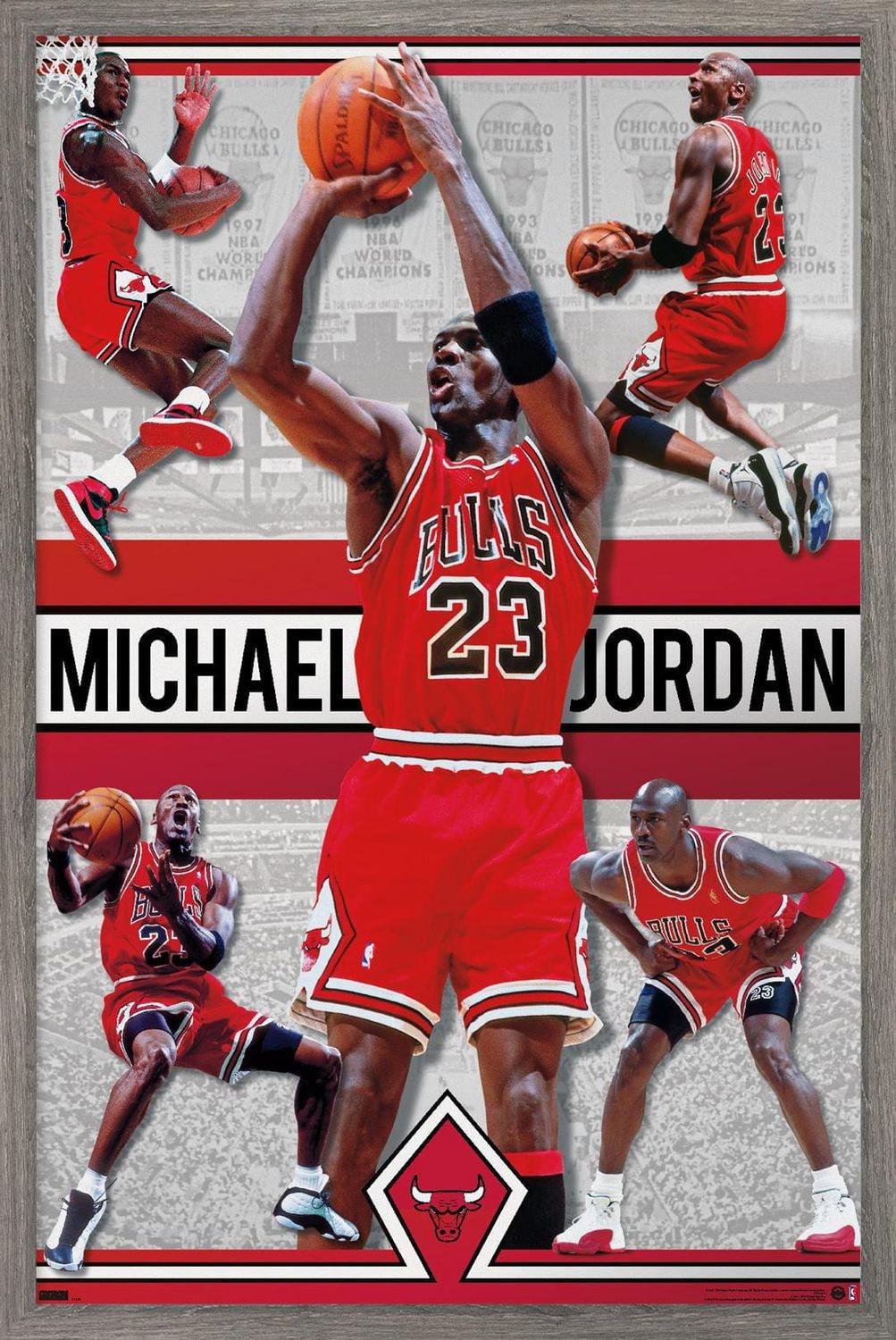 Michael Jordan - Collage Wall Poster, 22.375" x 34"