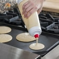 thumbnail image 1 of 1065ML Pancake Batter Mixer Bottle Hand Waffles Crepes Dispenser with BlenderBall Wire Whisk White, 1 of 2