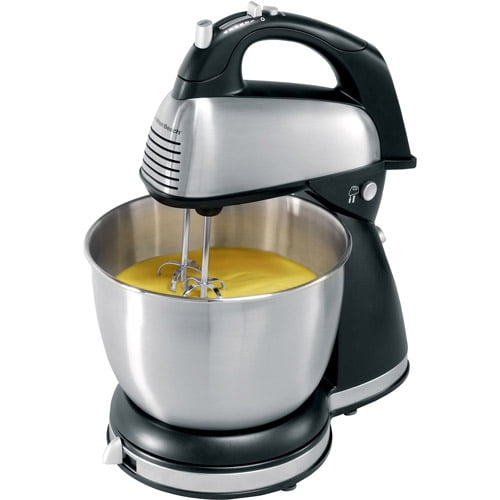 Hamilton Beach Classic Hand and Stand Mixer, Black Model 64650
