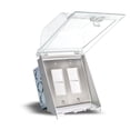 thumbnail image 3 of EFDOWPS-Eurofase Heating-Dual Duplex Switch Weatherproof Surface Mount and Gang Box - 20 Amp Per Pole-Stainless Steel Finish, 3 of 3