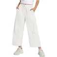 thumbnail image 5 of ITSAME Girls Pants, Straight Leg Elastic Waist Loose Fit Fashion Casual Thin Pants with Pockets White 12M, 5 of 6