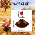 thumbnail image 3 of Wmkox8yii Thanksgiving Fall Porch Goose Outfits,Festive Autumn Style Clothes for 23 inch Goose Statue for Yard Patio Garden Holiday Display, 3 of 5