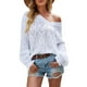thumbnail image 1 of Suéter de punto con patrón de corazón y cuello en V para mujer, suéter informal de talla grande para otoño e invierno, 1 of 8
