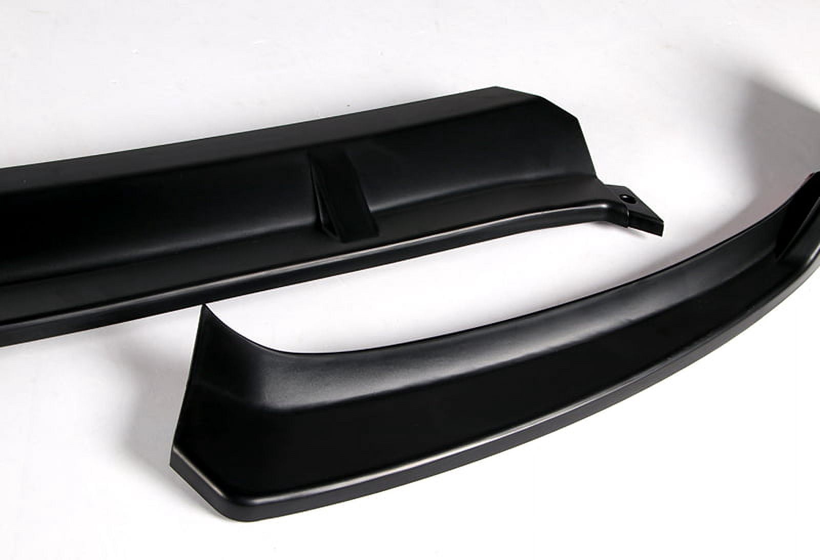 Stay Tuned Performance For 15-18 Mercedes W205 C180 C250 C300 Unpainted Black Front Bumper Body Lip 3PC