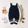 thumbnail image 5 of Generic Cute Christmas Baby Romper Baby Christmas Jumpsuit Baby Holiday Romper Santa Baby Jumpsuit Baby Christmas Santa Cartoon Plush Romper Xmas Knit Jumpsuit Christmas Baby Onesie With Snaps, 5 of 9