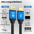 thumbnail image 4 of Cable HDMI 4K 2.0 De 20 Metros Compatible Con TV/Laptop/PC/HDTV De Alta Velocidad 18Gbps, 4 of 8