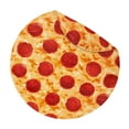 thumbnail image 2 of Blanket Polyester Blanket Pizza Blanket（Diameter 120Cm), 2 of 5