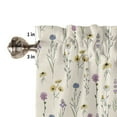 thumbnail image 6 of Flower Watercolor Flower Retro Living Room The Bedroom Home Interior Room Decoration Drapes Kitchen Curtains, 6 of 6