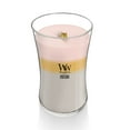 thumbnail image 2 of WoodWick Large Island Getaway Trilogy Hourglass Scented Candle, Crackles as it Burns, Coastal Sunset | Seaside Mimosa | Island Coconut, 21.5 oz., 2 of 4