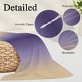 thumbnail image 3 of Purple Yellow Ombre Body Pillow Covers 20"x54", Farmhouse Modern Gradient Art Soft Brushed Microfiber Breathable Throw Pillow Covers, Pillowcase with Zipper for Couch Sofa Bedroom Living Room, 3 of 9