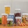 thumbnail image 5 of Mason Jars Yodecy, 16 onzas, boca ancha, vidrio transparente, paquete de 12 unidades con tapas, 5 of 5