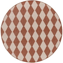 Nourison Home Positano 6' x Round Terrain Modern Rug