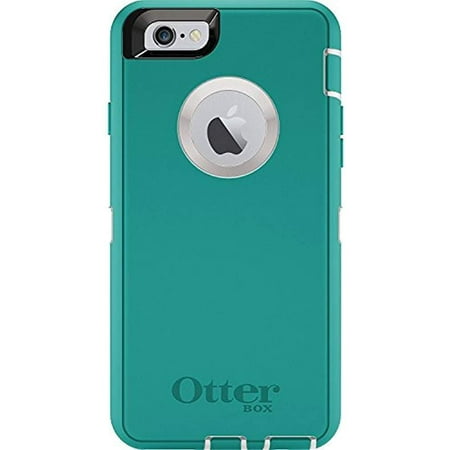 Rugged Protection OtterBox Defender Case for iPhone 6/6s, Case Only - Bulk Packaging - Seacrest (Whisper White/Light Teal)