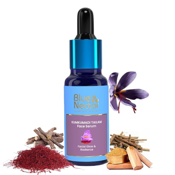 Aceite facial Blue Nectar Saffron & Manjish Kumkumadi 30 ml