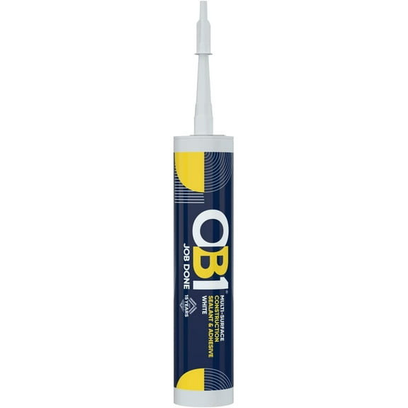 OB1 White - Multi-Surface Construction Sealant & Adhesive Waterproof Silicone