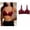 Wine, variant on VONCOS Womens Wireless T-Shirt Bra Push Up Seamless No Show Lightly Lined Everyday Comfort Bra Nylon Spandex Black,Size S