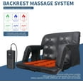 thumbnail image 6 of ABORON Heated Massage Stadium Seats with Back Support Extra Wide 25 Inch, 6 Reclining Positions Portable Heated Bleacher Chairs for Sports Events Outdoor, 3 Levels of Heat&Massage, 6 of 9