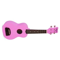 Kohala Tiki Soprano Ukulele for Beginners, Pink, 1.55 lb