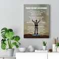 thumbnail image 2 of Scripture Walls  Praise For God's Deliverance 2 Samuel 22:24 Bible Verse Canvas Christian Wall Art Ready to Hang Unframed, 2 of 9