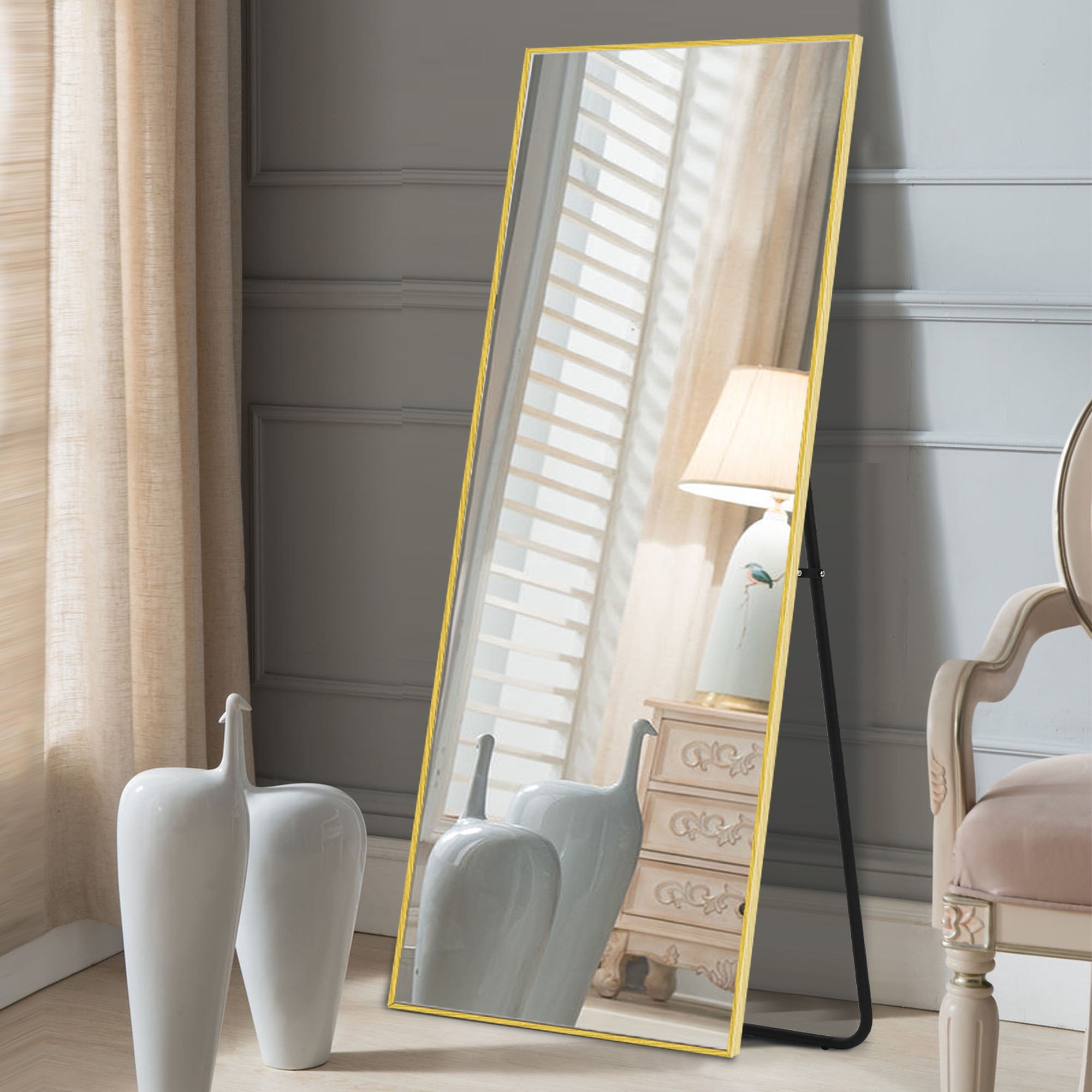 Neutypechic 65"x22" Full Length Floor Mirror Standing Rectangle Mirror