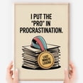 thumbnail image 1 of KashiCA Procrastination Poster: Gold Medal Art, 1 of 3