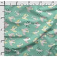 thumbnail image 2 of Soimoi Bird Printed Poly Canvas Fabric Decor Sewing Fabric By The Yard 56 Inch WideDecorative Fabric For Curtains Tote bags Green, 2 of 5