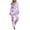 Purple, variant on Enjoytime Women's Pajama Sets Halloween Print Soft 2 Piece Lounge Set Collared Long Sleeve Button Down Shirts with Pants Sleepwear