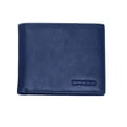 thumbnail image 3 of Cartera BREED Locke de piel auténtica con doble pliegue, azul marino, 3 of 4