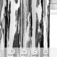 thumbnail image 3 of DriftAway Paint Brush Watercolor Ink Stroke Stripe Pattern Lined Blackout Window Curtain Grommet 2 Panels 84"L x 52"W Espresso Black Gray, 3 of 7