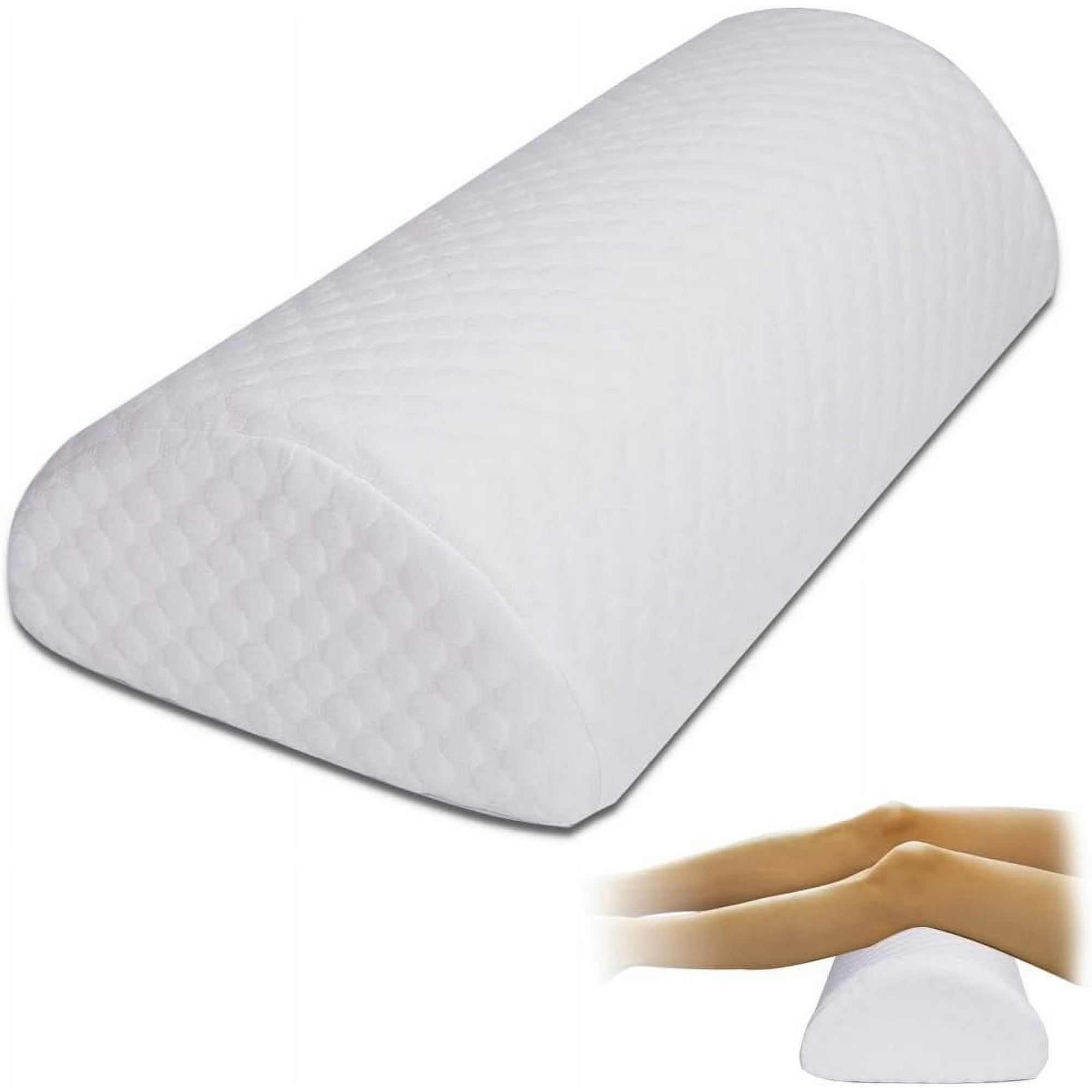 HAHDAXIA Half Moon Pillow Leg Support Pillow Leg Pillows for Sleeping Knee Pillow Suitable for Neck Legs Lumbar Pillow Low Back Knee Pads