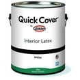 Glidden Quick Cover Interior Latex Paint Flat, White, 1 Gallon
