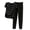Black #6, variant on Pajamas for Women Set, Womens Pajamas Short-Sleeved Crew-Neck Top and Mid-Length Pants Two-Piece Thin Suit Large-Size Home Wear Two-Piece Leisure Green L