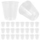 thumbnail image 1 of 50 macetas transparentes para orquídeas, plantas de vivero, macetas pequeñas transparentes para plantas de cuidado., 1 of 8