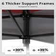 thumbnail image 4 of 13' x 13' Pop up Canopy Tent with Netting Sidewalls, Outdoor Gazebo Tent Gazebo Shade Shelter for Backyard, Garden, Deck, Lawn, 4 of 8