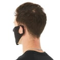 thumbnail image 3 of Bella Plus Canvas 8745937 Lightweight Fabric Face Cover, Black, 3 of 5