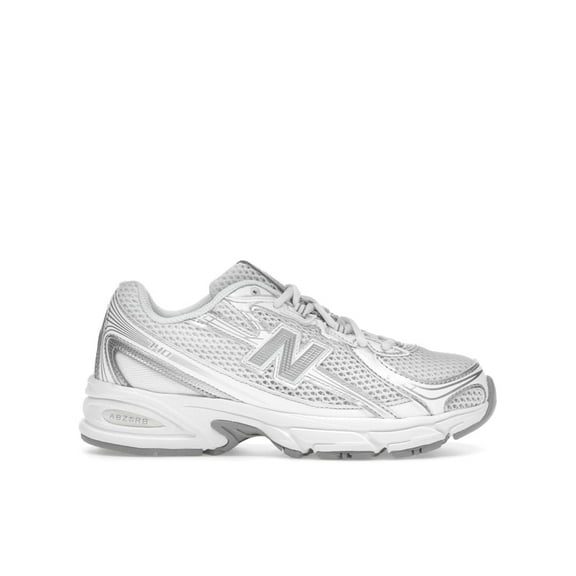 New Balance Kid's 740 White Silver Metallic Shoes, from StockX