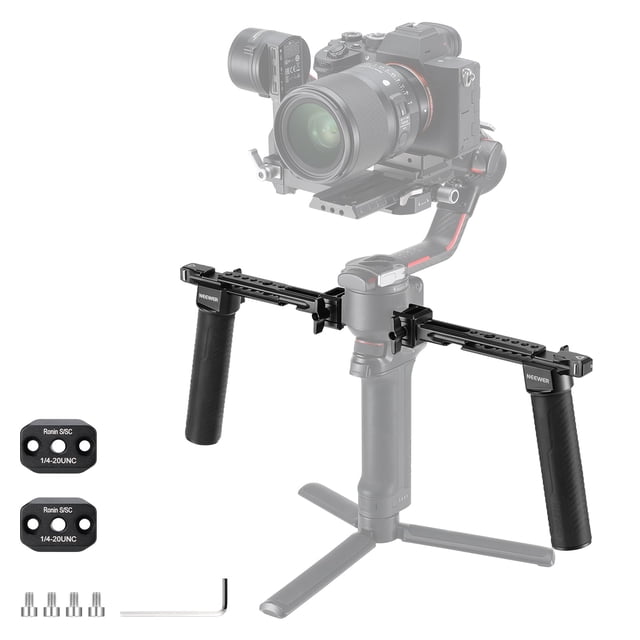 Cardán Neewer de doble empuñadura compatible con DJI RS4 RS4 Pro RS3 Pro RS3 Pro RS2 RSC2 Ronin S SC