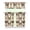dog01, variant on Retro Paisley Floral Kitchen Curtains Set - Bohemian Ethnic Design, Colorful Geometric Panels, Rod Pocket Style