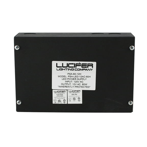 Lucifer Lighting Psa-60-12H Led Power Supply, Led Driver, 120V, 60W