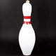 thumbnail image 2 of Bowling Shaped Piggy Bank Creative Coin Box Funny Photo Props Desktop Adornment for Home Living Room (White), 2 of 3