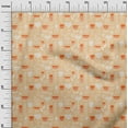 thumbnail image 3 of oneOone Cotton Jersey Light Beige Fabric African Floral Fabric For Sewing Printed Craft Fabric By The Yard 58 Inch Wide, 3 of 4