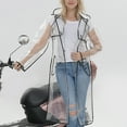 thumbnail image 2 of TOXMENT Clear Protective Coveralls Reusable Security Isolation Gown XXL, 2 of 8
