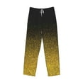 thumbnail image 4 of Xecao Gold Glitter Gradient Men's Straight Lounge Pajama Pants: The Ultimate in Comfortable Sleepwear, 4 of 9