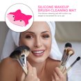 thumbnail image 3 of Lovely Makeup Brush Cleaning Mat Practical Makeup Tools Cleaning Mat Suction Cup, 3 of 7