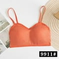 thumbnail image 1 of thinsony Threaded One Word Chest Wrapping Beauty Back Underwear for Girls, Sleep Straps, Bra, Tank Top, Skincare Top, 1 of 2