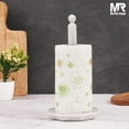 thumbnail image 2 of Radicaln White Marble Star Paper Towel Holder 12.5" Stone Paper Towel Organizer for Countertop Storage, Kitchen Essentials, Stylish Freestanding Toilet Paper Roll Stand for Bathroom Décor, 2 of 7